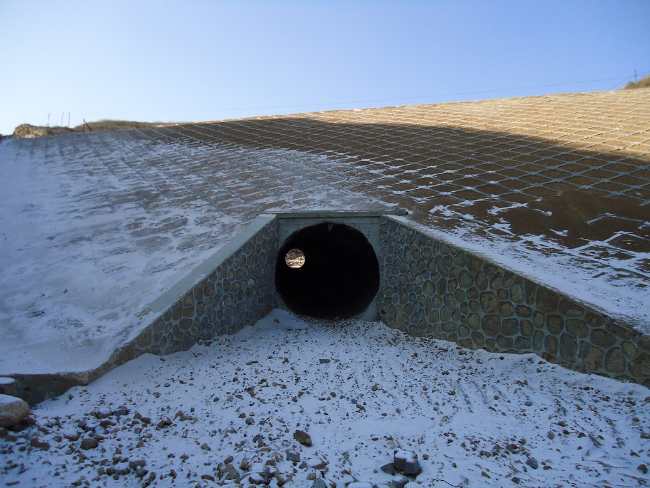 西藏夏比公路，直径2米